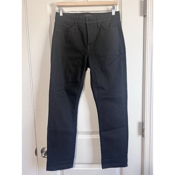 7 For All Mankind Jen7 Women's Size 6 Black Slim Boyfriend Stretch Denim Jeans - Picture 7 of 11